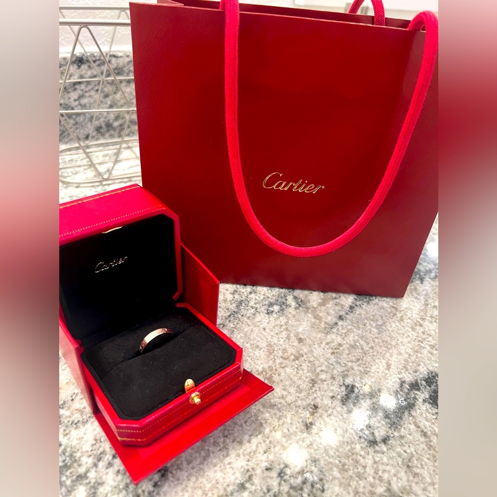 Cartier White Gold Love Ring